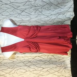 Apostrophe Blouse Medium Red NWT
